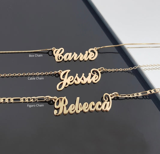 Simple Custom Name Necklace